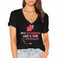 I'm A Veterinarian Vet Student Graduation Women's Jersey Short Sleeve Deep V-Neck Tshirt
