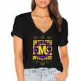 Intersex Emo Introvert Pride Trendy Mystic Teen Goth Style Women's Jersey Short Sleeve Deep V-Neck Tshirt Intersex Emo Introvert Pride Trendy Mystic Teen Goth Style Women's Jersey Short Sleeve Deep V-Neck Tshirt