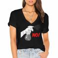 Introvert People Spray Women's Jersey Short Sleeve Deep V-Neck Tshirt