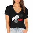 Introvert People Spray Women's Jersey Short Sleeve Deep V-Neck Tshirt Introvert People Spray Women's Jersey Short Sleeve Deep V-Neck Tshirt
