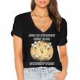 Just An Introvert Living In An Extrovert World Stickmen Women's Jersey Short Sleeve Deep V-Neck Tshirt Just An Introvert Living In An Extrovert World Stickmen Women's Jersey Short Sleeve Deep V-Neck Tshirt