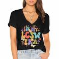 LCSW Grad Social Worker Graduation In My LCSW Era Women's Jersey Short Sleeve Deep V-Neck Tshirt