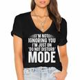 Leave Me Alone Tee Introvert Humor Women's Jersey Short Sleeve Deep V-Neck Tshirt Leave Me Alone Tee Introvert Humor Women's Jersey Short Sleeve Deep V-Neck Tshirt
