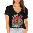 I Love 70's Music Retro Style Nostalgia Cassette 1970s Party Women's Jersey Short Sleeve Deep V-Neck Tshirt I Love 70's Music Retro Style Nostalgia Cassette 1970s Party Women's Jersey Short Sleeve Deep V-Neck Tshirt