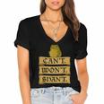 Medieval Frog Meme Sarcastic Introvert Humor Fantasy Women's Jersey Short Sleeve Deep V-Neck Tshirt Medieval Frog Meme Sarcastic Introvert Humor Fantasy Women's Jersey Short Sleeve Deep V-Neck Tshirt