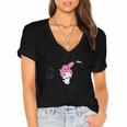 My Melody Class Od 2019 Graduation Seniors Women's Jersey Short Sleeve Deep V-Neck Tshirt