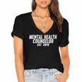 Mental Health Counselor Graduation Women's Jersey Short Sleeve Deep V-Neck Tshirt