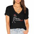 Merry Christ-Meh Christmas Introvert Women's Jersey Short Sleeve Deep V-Neck Tshirt Merry Christ-Meh Christmas Introvert Women's Jersey Short Sleeve Deep V-Neck Tshirt