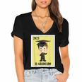 Mexican For Graduation El Graduado 2023 Women's Jersey Short Sleeve Deep V-Neck Tshirt