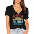 I Missed Your Call i Was Staring In Silence Introvert Women's Jersey Short Sleeve Deep V-Neck Tshirt I Missed Your Call i Was Staring In Silence Introvert Women's Jersey Short Sleeve Deep V-Neck Tshirt