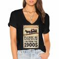 Be Patient With Me I'm From The 1900s Birthday Retirement Women's Jersey Short Sleeve Deep V-Neck Tshirt Be Patient With Me I'm From The 1900s Birthday Retirement Women's Jersey Short Sleeve Deep V-Neck Tshirt