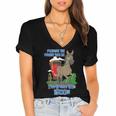 Patient With Me I'm From The 1900s Women's Jersey Short Sleeve Deep V-Neck Tshirt Patient With Me I'm From The 1900s Women's Jersey Short Sleeve Deep V-Neck Tshirt