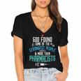 Pharmacist Christian Pharmacy Student PharmD Graduation Women's Jersey Short Sleeve Deep V-Neck Tshirt