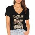 Please Be Patient With My I'm From The 1900s Classic Women's Jersey Short Sleeve Deep V-Neck Tshirt Please Be Patient With My I'm From The 1900s Classic Women's Jersey Short Sleeve Deep V-Neck Tshirt