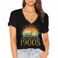 Please Be Patient To Me I'm From The 1900s Retro Vintage Women's Jersey Short Sleeve Deep V-Neck Tshirt Please Be Patient To Me I'm From The 1900s Retro Vintage Women's Jersey Short Sleeve Deep V-Neck Tshirt