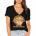 Please Be Patient I'm From The 1900s Vintage Toy Duck Women's Jersey Short Sleeve Deep V-Neck Tshirt