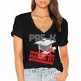 Pre-K Graduation Shirt Preschool GraduationShirt Women's Jersey Short Sleeve Deep V-Neck Tshirt