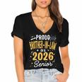 Proud Brother-In-Law Of A Class 2026 Senior Graduation 2026 Women's Jersey Short Sleeve Deep V-Neck Tshirt