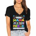 Proud MAMA Of a 2025 PRE-K Graduate -Graduation Women's Jersey Short Sleeve Deep V-Neck Tshirt
