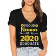 Proud Nanna Of 2020 Graduate Class Of 2020 Graduation Women's Jersey Short Sleeve Deep V-Neck Tshirt