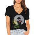 Proud Queen College Graduation Women's Jersey Short Sleeve Deep V-Neck Tshirt