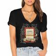 A Reader Without Their Book Is A Tragedy Dragon Rider Quote Women's Jersey Short Sleeve Deep V-Neck Tshirt A Reader Without Their Book Is A Tragedy Dragon Rider Quote Women's Jersey Short Sleeve Deep V-Neck Tshirt