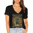 Reading Book Lover Bookish Readers Bookworm Society Women's Jersey Short Sleeve Deep V-Neck Tshirt