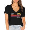 Retro 80's 90's Music Nostalgia Video Cassette Tape VHS Women's Jersey Short Sleeve Deep V-Neck Tshirt