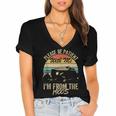 Sarcasm Retro Please Be Patient With Me I'm From The 1900s Women's Jersey Short Sleeve Deep V-Neck Tshirt Sarcasm Retro Please Be Patient With Me I'm From The 1900s Women's Jersey Short Sleeve Deep V-Neck Tshirt