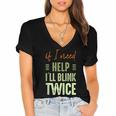 Sarcastic Independent Shopper Introvert Shopping Humor Women's Jersey Short Sleeve Deep V-Neck Tshirt
