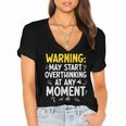 Sarcastic Saying For Overthinkers Introverts Women's Jersey Short Sleeve Deep V-Neck Tshirt Sarcastic Saying For Overthinkers Introverts Women's Jersey Short Sleeve Deep V-Neck Tshirt