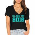 Senior Class Of 2016 GraduationShirt For Her Or Him Women's Jersey Short Sleeve Deep V-Neck Tshirt