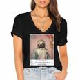 Social Anxiety Not Having A Good Time Socializing Introvert Women's Jersey Short Sleeve Deep V-Neck Tshirt