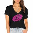 Tu Sangre Es Purpura Mexican Nostalgia Women's Jersey Short Sleeve Deep V-Neck Tshirt Tu Sangre Es Purpura Mexican Nostalgia Women's Jersey Short Sleeve Deep V-Neck Tshirt