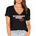 Veterinary School Graduation Class Of 2018 Women's Jersey Short Sleeve Deep V-Neck Tshirt