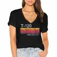 Video Cassette Tape VHS 80s 90s Nostalgia Costume Women's Jersey Short Sleeve Deep V-Neck Tshirt Video Cassette Tape VHS 80s 90s Nostalgia Costume Women's Jersey Short Sleeve Deep V-Neck Tshirt
