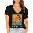 I Wine Housewife Retro Nostalgia Classic 1950s Vintage Humor Women's Jersey Short Sleeve Deep V-Neck Tshirt I Wine Housewife Retro Nostalgia Classic 1950s Vintage Humor Women's Jersey Short Sleeve Deep V-Neck Tshirt