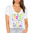 This Is My 70's Costume Nostalgia Mixtape Era 1970s Party Premium Tri-Blend Women's Jersey Short Sleeve Deep V-Neck Tshirt This Is My 70's Costume Nostalgia Mixtape Era 1970s Party Premium Tri-Blend Women's Jersey Short Sleeve Deep V-Neck Tshirt