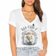 Back Off – Sheep Baa Crow Caw Pun For Introverts Women's Jersey Short Sleeve Deep V-Neck Tshirt Back Off – Sheep Baa Crow Caw Pun For Introverts Women's Jersey Short Sleeve Deep V-Neck Tshirt