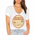 Booked & Unbothered Book Lover Tee Women's Jersey Short Sleeve Deep V-Neck Tshirt Booked & Unbothered Book Lover Tee Women's Jersey Short Sleeve Deep V-Neck Tshirt