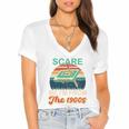 You Can't Scare Me I'm From The 1900s Retro Vintage Premium Tri-Blend Women's Jersey Short Sleeve Deep V-Neck Tshirt