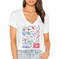 Can’t Talk Right Now Doing Paramedic Nurse Graduation Women's Jersey Short Sleeve Deep V-Neck Tshirt