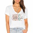 Cath Lab Nurse Catheter Laboratory Nurse Graduation Women's Jersey Short Sleeve Deep V-Neck Tshirt