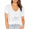 Charming Slow Life Please Be Patient I'm From The 1900s Premium Women's Jersey Short Sleeve Deep V-Neck Tshirt