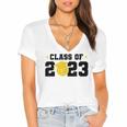 Class Of 2023 Graduation Waterpolo Senior 2023 Women's Jersey Short Sleeve Deep V-Neck Tshirt
