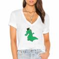 Dabbing Later Gator Graduation Class Of 2018 T-Shirt Women's Jersey Short Sleeve Deep V-Neck Tshirt