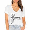 Dental Hygienist Hygiene School Squad RDH Graduation Women's Jersey Short Sleeve Deep V-Neck Tshirt