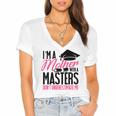 Don't Under Estimate Me Mother Tee Graduation TShirt For Mom Women's Jersey Short Sleeve Deep V-Neck Tshirt