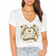 Elder Emo Club Skeleton Hands Heart Nostalgia Premium Tri-Blend Women's Jersey Short Sleeve Deep V-Neck Tshirt Elder Emo Club Skeleton Hands Heart Nostalgia Premium Tri-Blend Women's Jersey Short Sleeve Deep V-Neck Tshirt