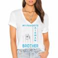 My Favorite Airman Calls Me Brother Airman Graduation Premium Tri-Blend Women's Jersey Short Sleeve Deep V-Neck Tshirt